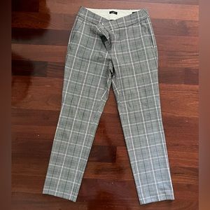 Loft Plaid Business Pants , Straight/skinny fit SIZE 2